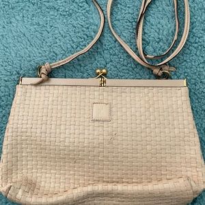 Fendi Woven Leather Vintage Crossbody Purse